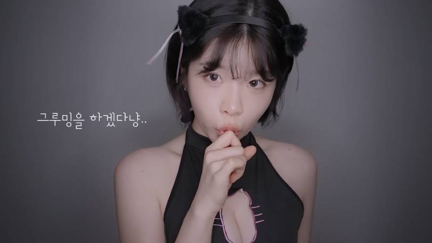 Yeonchu ASMR 猫咪给你洗脸插图