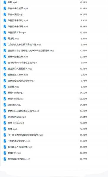 《桥桥超温柔》ASMR音声合集【10G】插图4