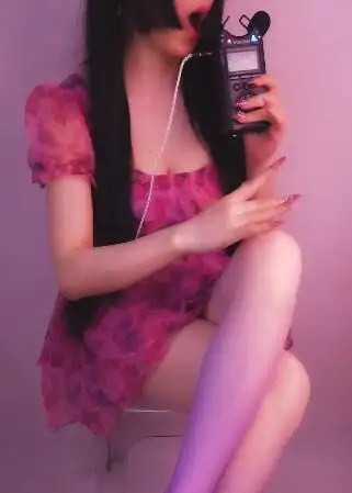 小羊喵ASMR 紫色是危险的信号，看小羊的哥哥是否有一丝害臊插图