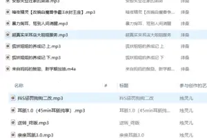 主播最新B站烛灵儿4a+cv绯桑7A音声ASMR【426.67M】插图1