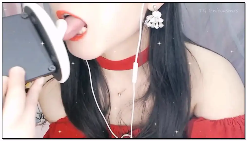 美时声控 王大美阳 ASMR福利舔耳插图