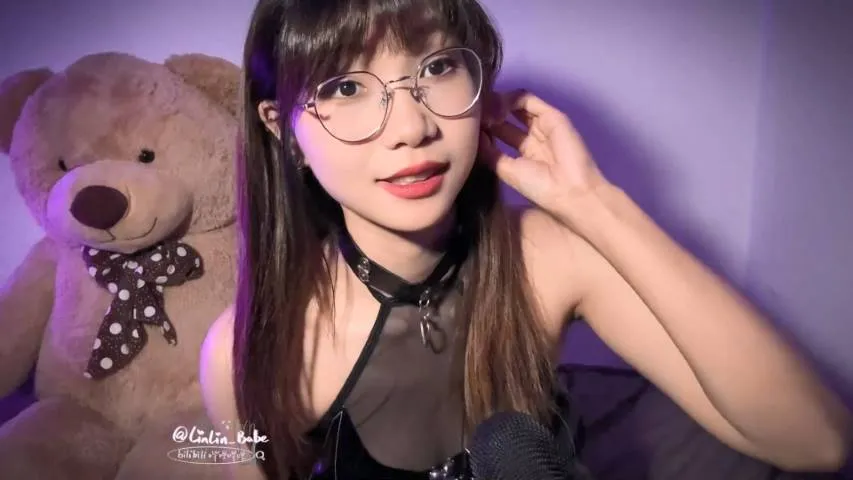 Linlin_Babe 黑色长乳胶手套插图