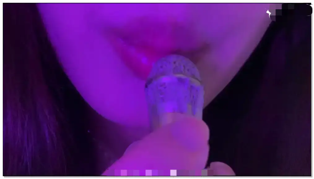 ASMR 夏栖该睡啦  舔小麦克风插图