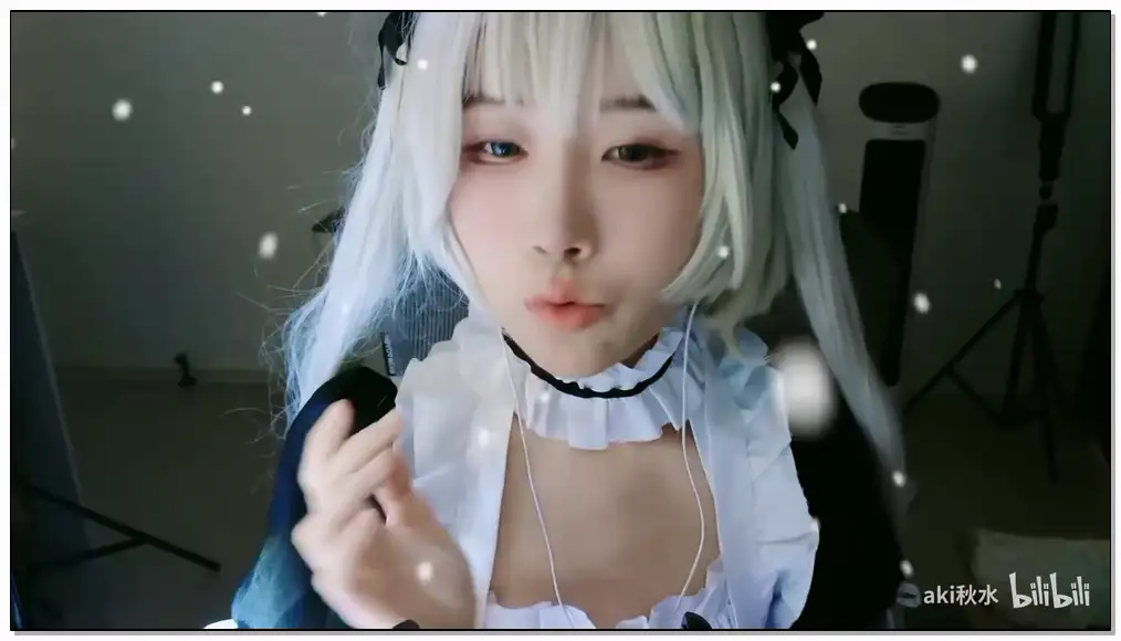 秋水ASMR 【充电专属】你喜欢女仆穹妹还是睡衣~大量prpr+啊呜一口插图