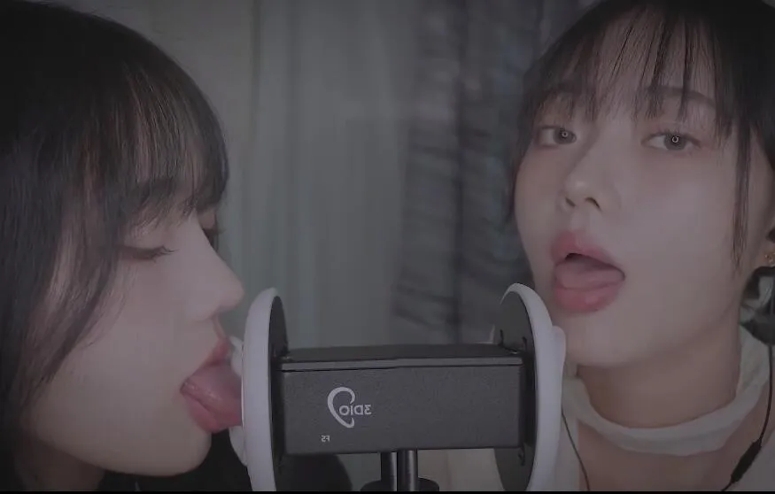 Nareun ASMR 双胞胎舔插图