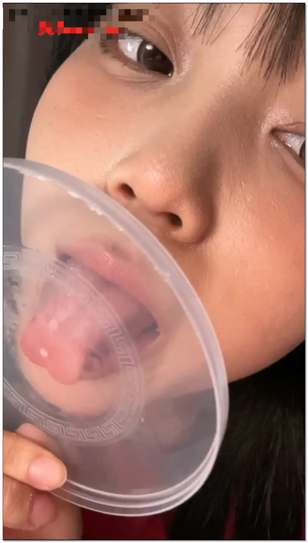 槑十三ASMR  舔透明板插图