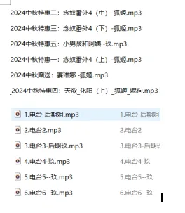 2024阿木木中秋特惠+电台系列ASMR 12A剧情音声【671.4M】插图1