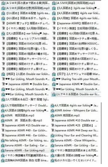 日本asmr资源吃播舔耳日语同人音声[1.6G]插图1