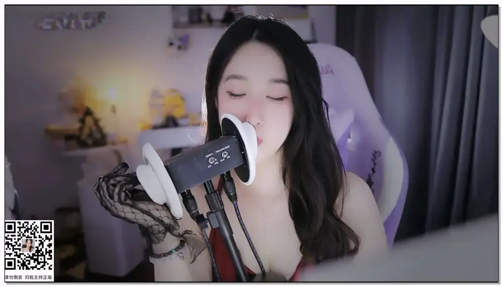绮夏ASMR  蕾丝口腔音插图