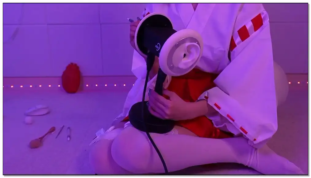 碓氷らむね__【実写】かわち巫女がお耳の疲れをお祓いします♡【耳舐め】__2025-03-09插图