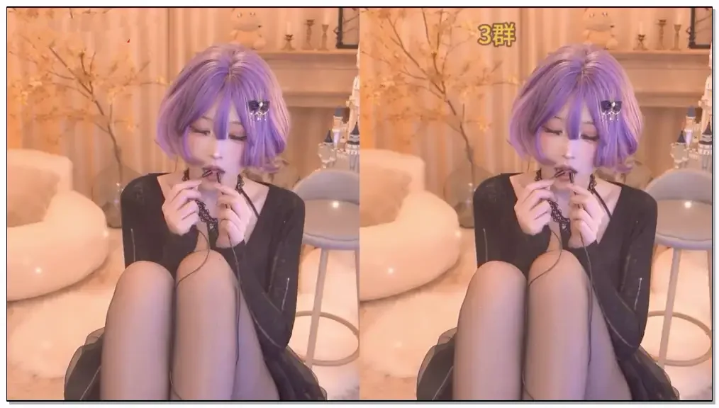 二呆啾 二呆asmr 黑丝小女友的助眠时间 （有几段呼气声不错😌）插图